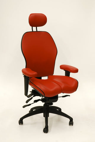 Brezza in Red UltraLeather with covered backrest and headrest $2,245